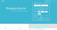 Desktop Screenshot of makeurworld.com